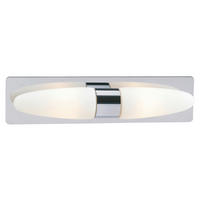 WANDLEUCHTE BULLET 37/11.5/9 cm   - Chromfarben/Weiß, Basics (37/11.5/9cm) - Markslöjd