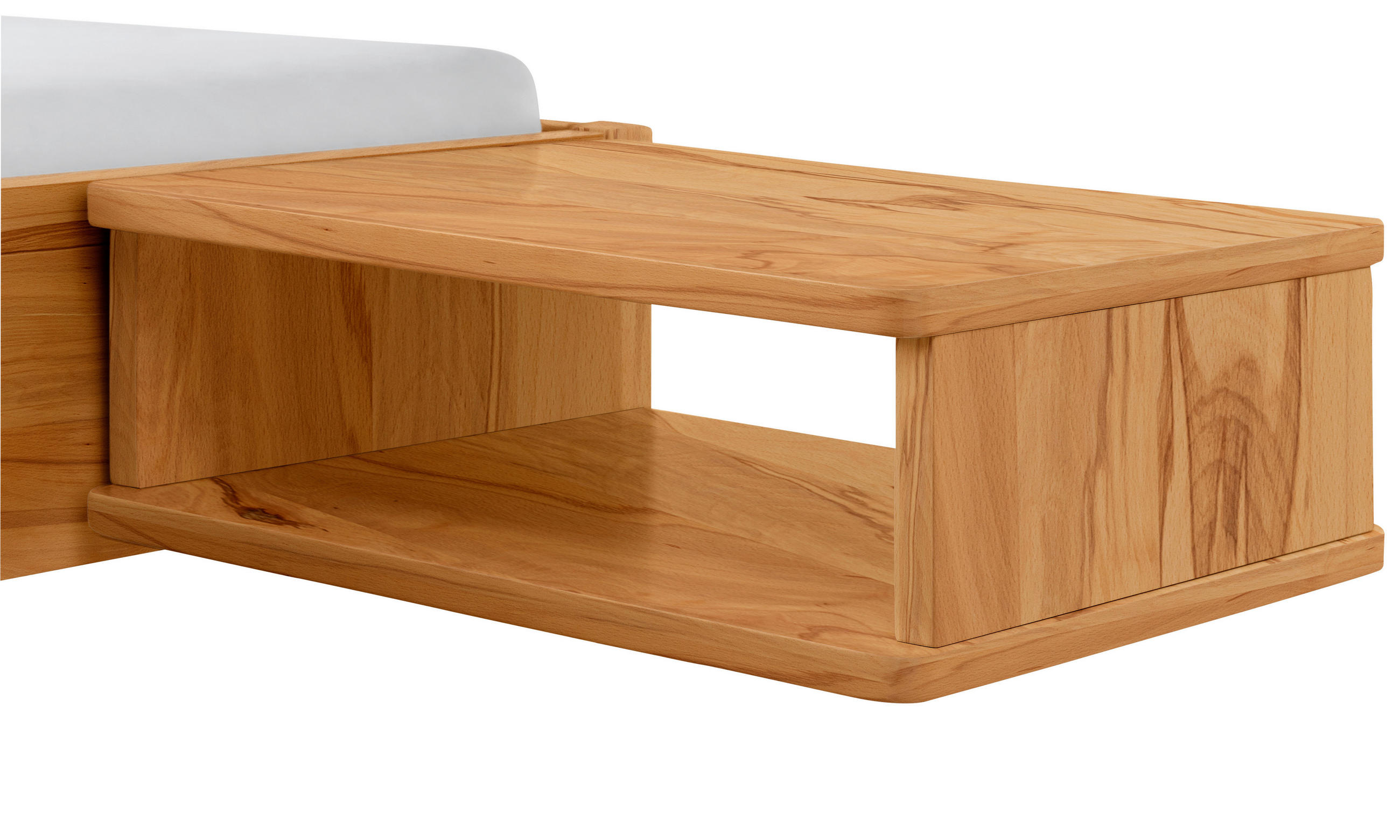 NACHTKÄSTCHEN in massiv Buche Buchefarben  - Buchefarben, Design, Holz (48/16/38cm) - Hasena