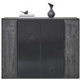 SIDEBOARD 152/119,1/39,5 cm  - Eichefarben/Anthrazit, Natur, Glas/Holz (152/119,1/39,5cm) - Valnatura