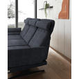 ECKSOFA  in Flachgewebe Grau  176-217/279-327 cm  - Schwarz/Grau, Design, Textil/Metall (176-217/279-327cm) - Dieter Knoll