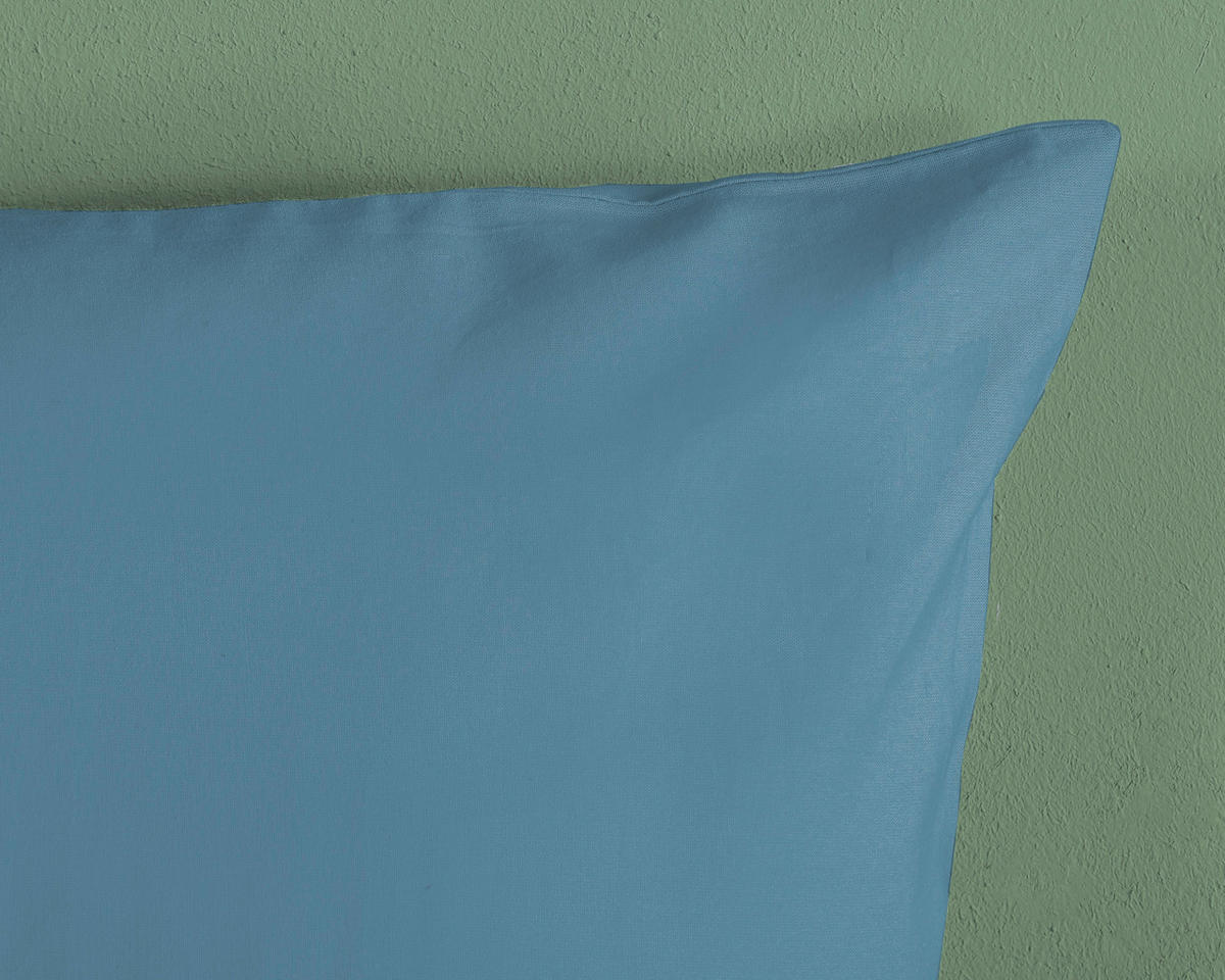 WENDEBETTWÄSCHE Good Morning Renforcé 140/200 cm  - Blau/Multicolor, Design, Textil (140/200cm)