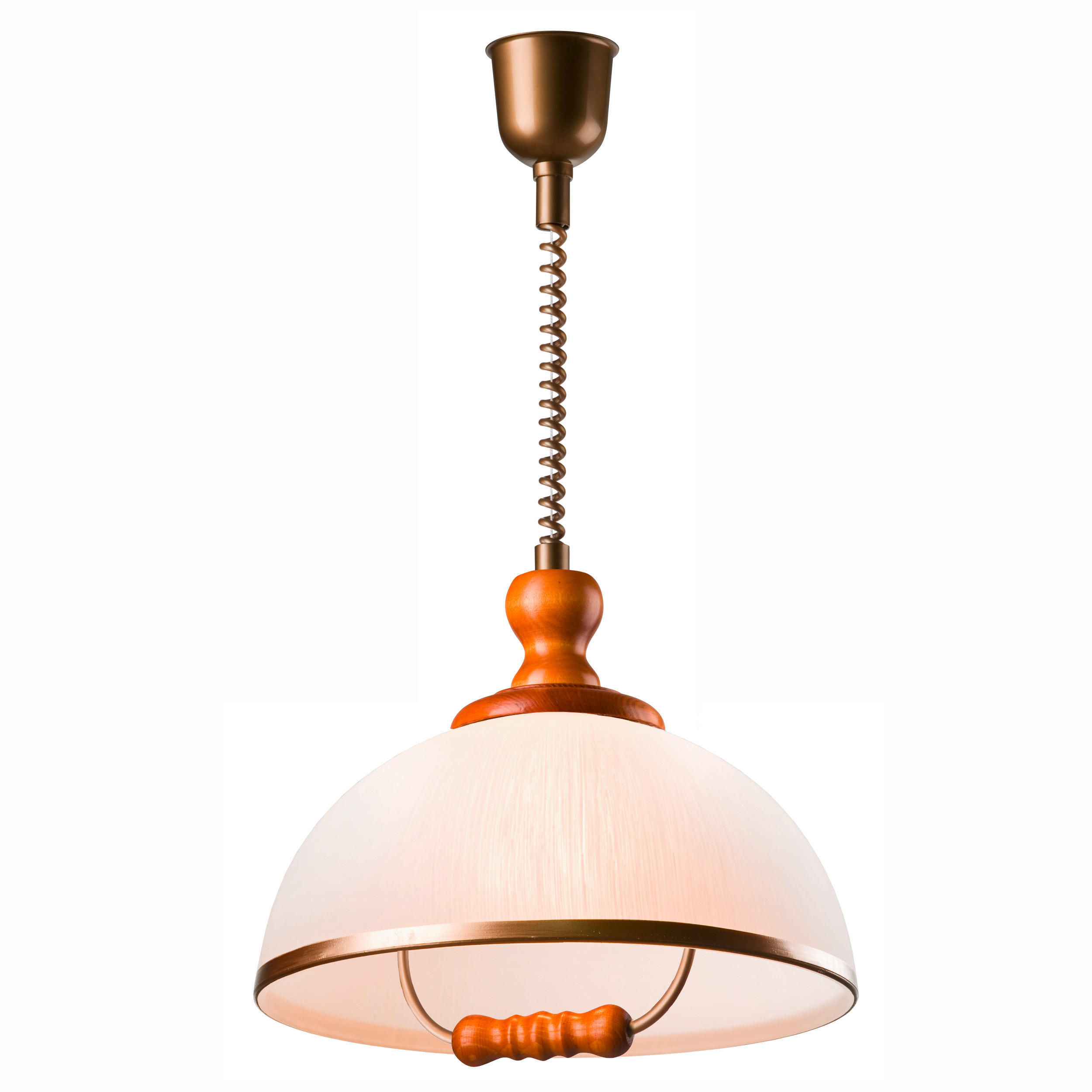 HÄNGELEUCHTE Ramona 64/30/64 cm   - Wildeiche, Natur, Glas/Holz (64/30/64cm)