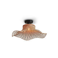 TAKLAMPA GOOD&MOJO  50/50/15 cm  - svart/naturfärgad, Trend (50/50/15cm) - Good & Mojo