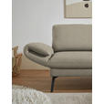 ECKSOFA  in Flachgewebe Sandfarben  255-365/175-224 cm  - Sandfarben/Schwarz, Design, Textil/Metall (255-365/175-224cm) - Dieter Knoll