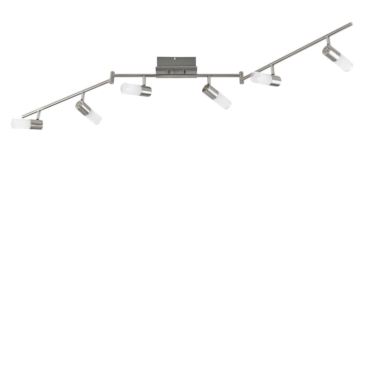 LED-STRAHLER 150/17,5/8 cm   - Chromfarben, Design, Glas/Metall (150/17,5/8cm) - Novel