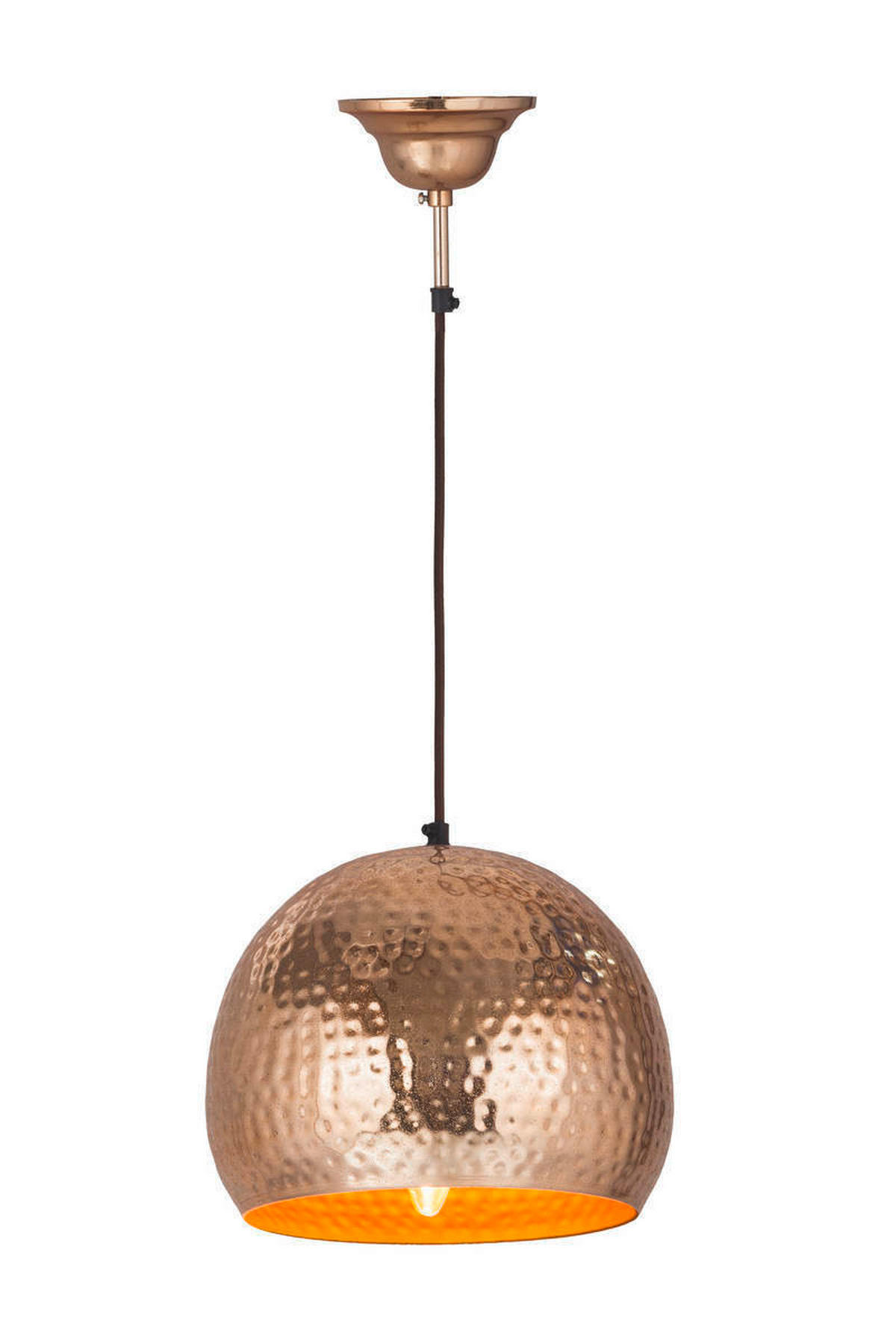 HÄNGELEUCHTE 21/27/27 cm    - Goldfarben, Basics, Metall (21/27/27cm) - Kayoom