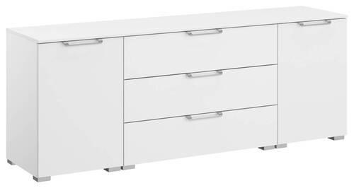 SIDEBOARD in 160/61/42 cm - Silberfarben/Alufarben, Design, Holzwerkstoff/Kunststoff (160/61/42cm) - Novel