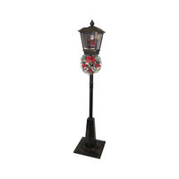 LED-LATERNE - Dunkelbraun, LIFESTYLE, Kunststoff (40/180/40cm) - X-Mas