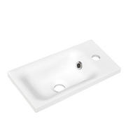 UMÝVADLO - biela, Konventionell, kameň (40/2,5/22cm) - Xora