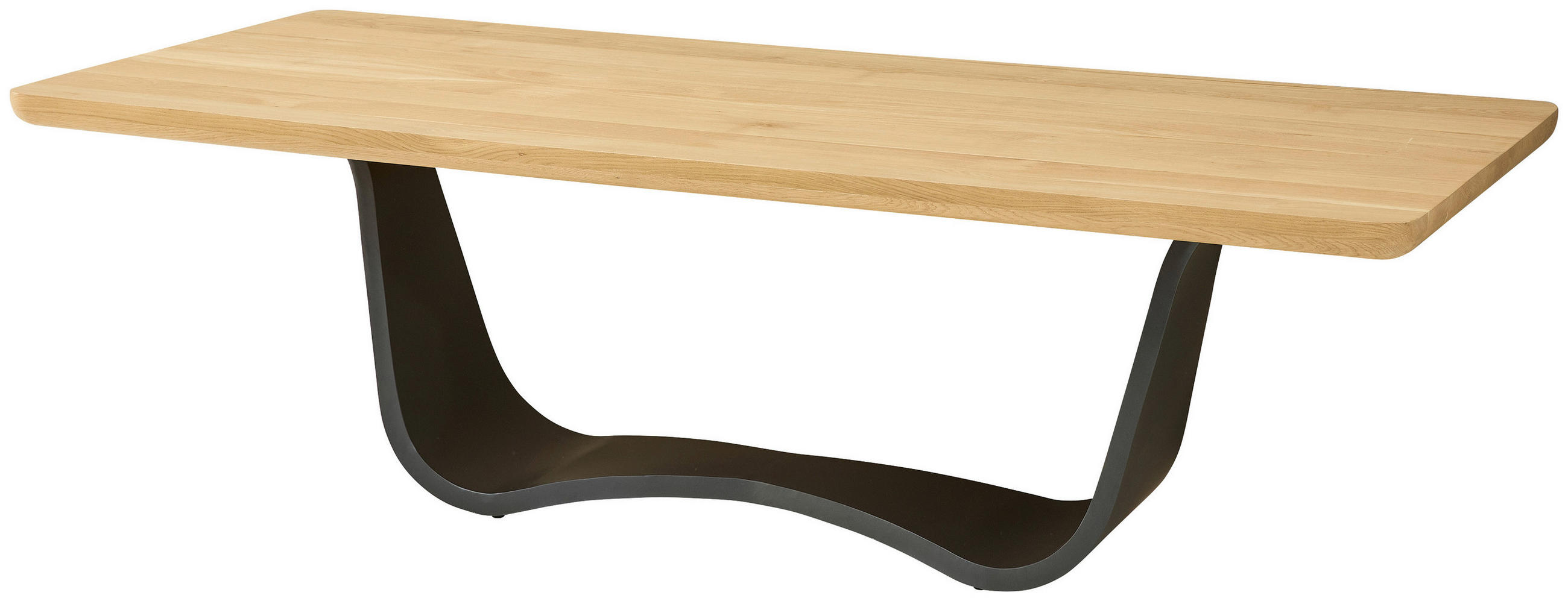 ESSTISCHHolz, Metall 260/100/75 cm   - Eichefarben/Anthrazit, Modern, Holz/Metall (260/100/75cm) - Livetastic