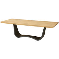 ESSTISCHHolz, Metall 260/100/75 cm   - Eichefarben/Anthrazit, Modern, Holz/Metall (260/100/75cm) - Livetastic