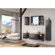 MIDISCHRANK 30/130/35 cm  - Alufarben/Grau, KONVENTIONELL, Holzwerkstoff/Metall (30/130/35cm) - Xora