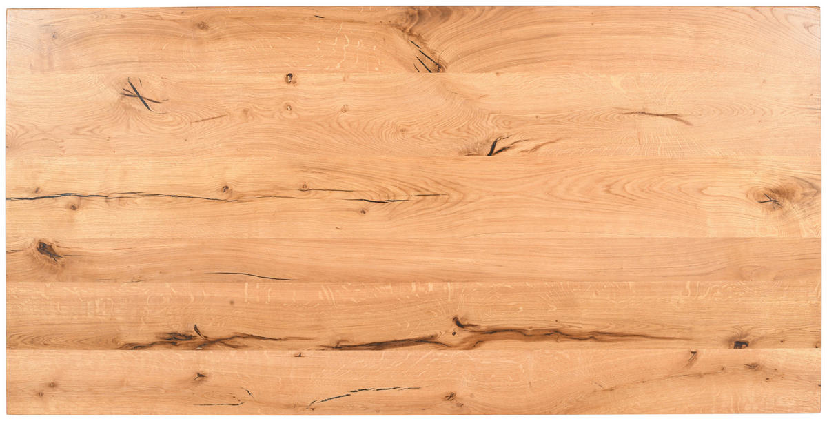 TISCHPLATTE Eiche Eichefarben  - Eichefarben, Design, Holz (240/100/5cm) - Landscape