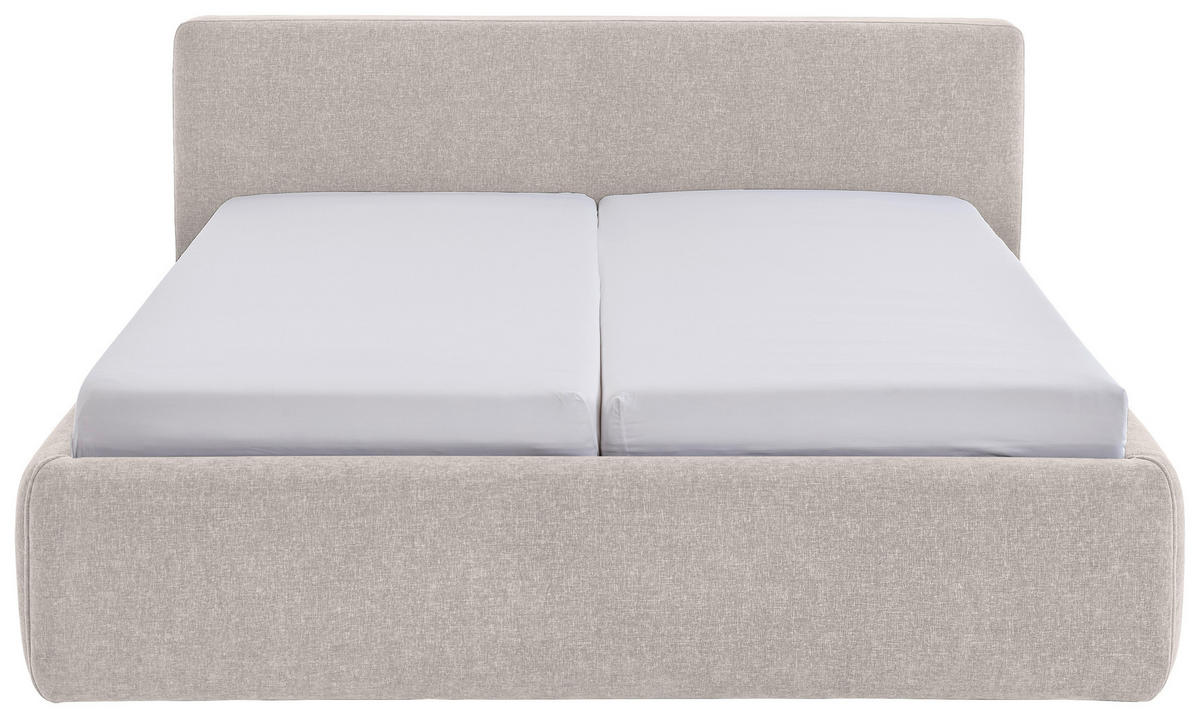 POLSTERBETT 240/200 cm,  in Creme,  - Creme, Design, Textil (240/200cm) - Xora