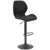 BARHOCKER Mikrofaser Anthrazit Sitzfläche 360° drehbar  - Anthrazit/Grau, Design, Textil/Metall (42/117/51cm) - Carryhome