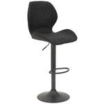 BARHOCKER in Textil Anthrazit  - Anthrazit/Grau, Design, Textil/Metall (42/117/51cm) - Carryhome