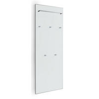 GARDEROBENPANEEL  in 60/170/10 cm  - Weiß, Design, Glas/Holzwerkstoff (60/170/10cm)