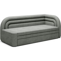 RÉCAMIERE FABILLO in Teddystoff Grün  - Schwarz/Grün, Design, Kunststoff/Textil (223/80/86cm) - MID.YOU