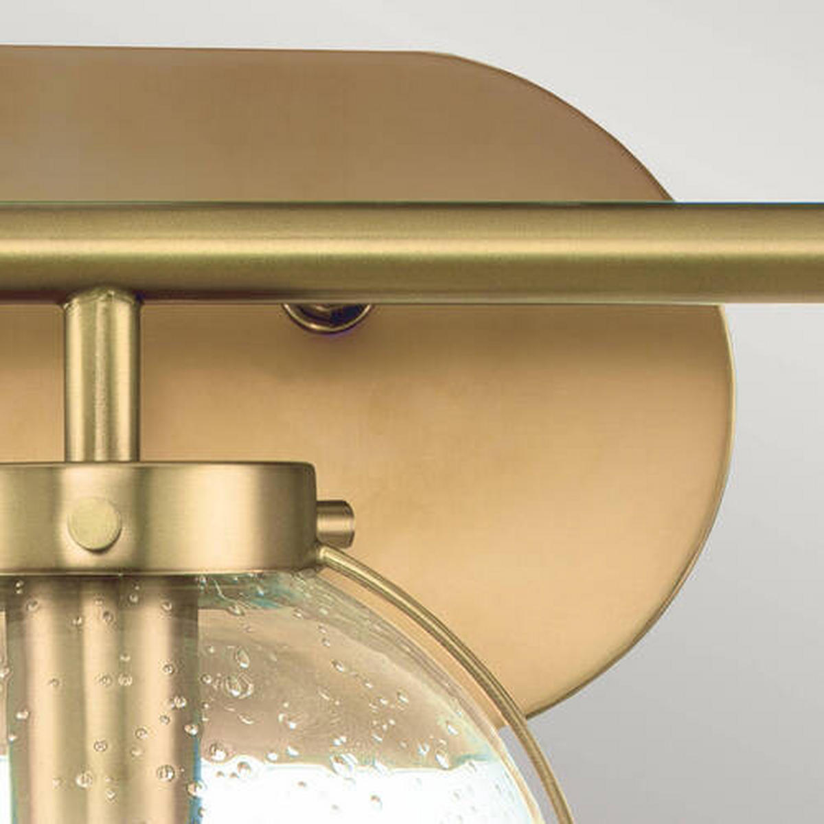 KUPAONSKA SVJETILJKA ZIDNA Elstead Hollis  - boje mjeda, Design, staklo/metal (60.0/23/19.3cm) - Elstead Lighting
