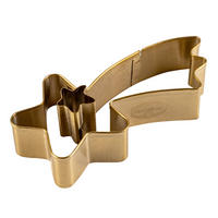LINZER-KEKSAUSSTECHER - Goldfarben, KONVENTIONELL, Metall (8/2cm) - Dr.Oetker