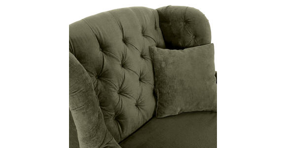 XXL-SESSEL - Schwarz/Olivgrün, Design, Holz/Textil (127/106/149cm) - Landscape