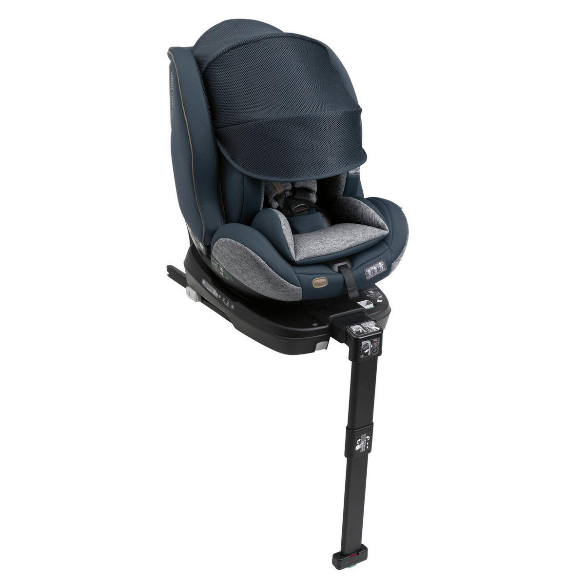 KINDERAUTOSITZ SEAT3FIT AIR   - Graphitfarben, Basics (49/44/61cm) - Chicco