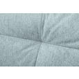 ECKSOFA in Flachgewebe Hellblau  - Schwarz/Hellblau, KONVENTIONELL, Textil/Metall (294/176cm) - Carryhome