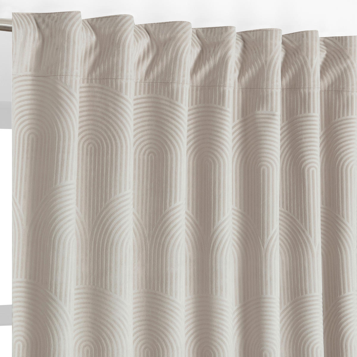 FERTIGVORHANG  blickdicht   140/280 cm  - Ecru, Basics, Textil (140/280cm)