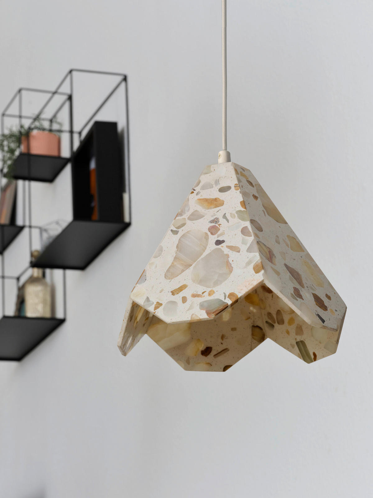 HÄNGELEUCHTE 26,4/26,2/150 cm  - Beige, Basics, Stein (26,4/26,2/150cm) - Osram
