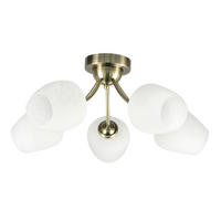 DECKENLEUCHTE    54/54/21 cm  - Bronzefarben, Basics, Metall (54/54/21cm)