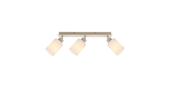 STRAHLER Sisak 47/8/21,5 cm  - Sandfarben/Opal, Basics, Glas/Metall (47/8/21,5cm) - Novel