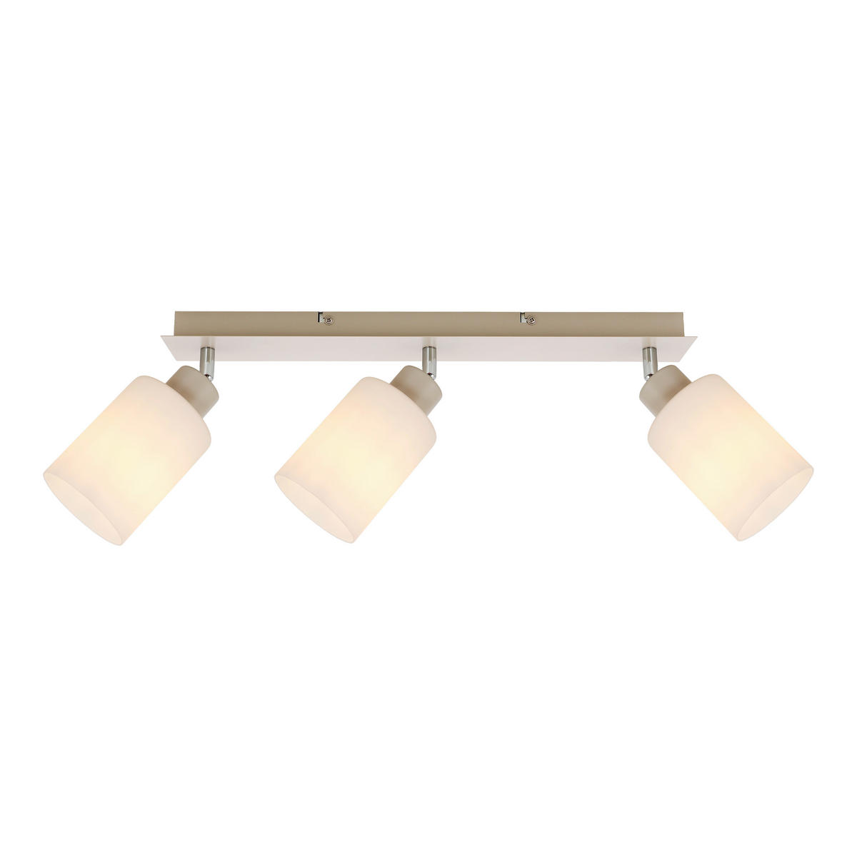 Proiector 47/8/21,5 cm    - opal/nisipiu, Basics, sticlă/metal (47/8/21,5cm) - Novel