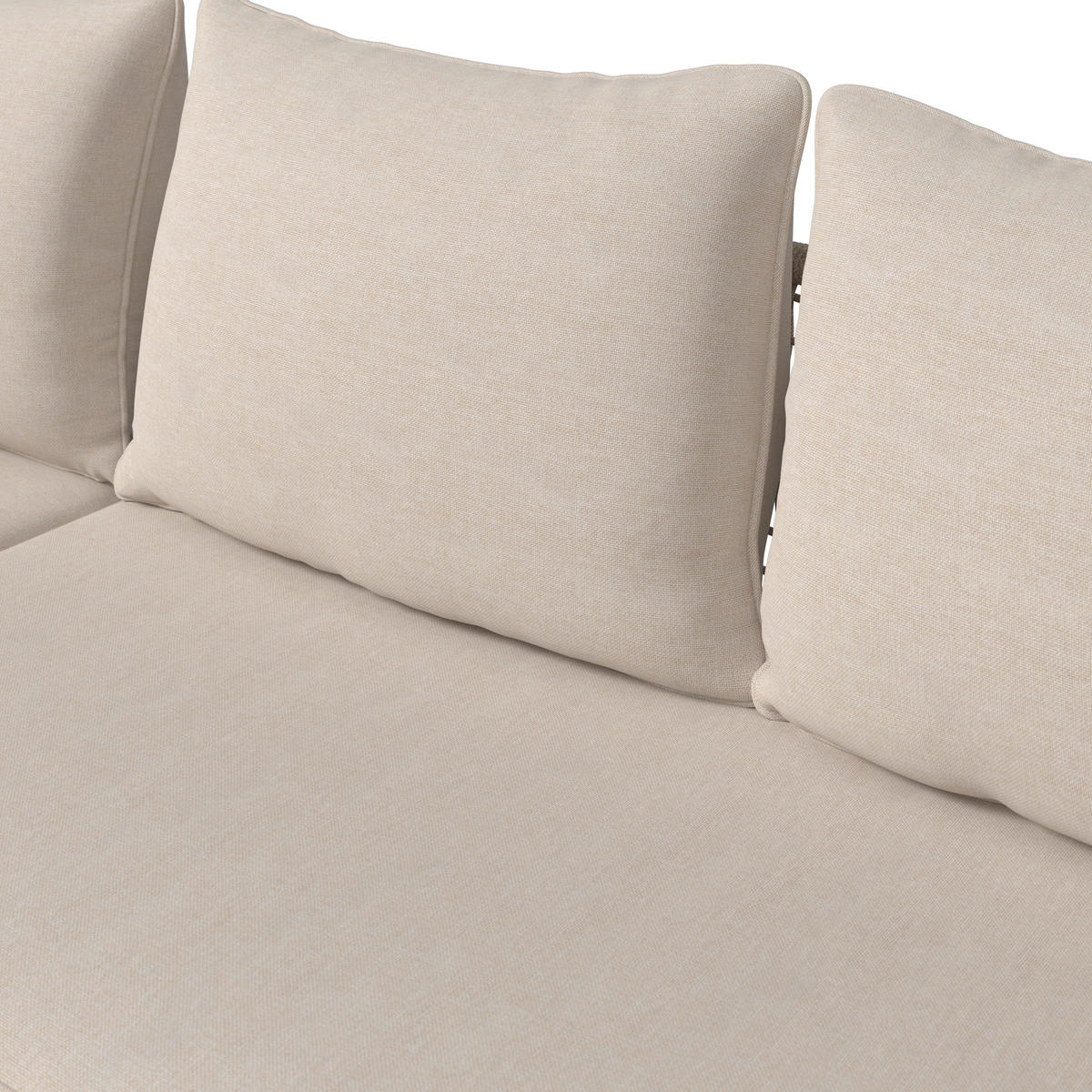 BAŠTENSKA GARNITURA 3 dela  - boja akacije/bež, Konvencionalno, drvo/metal (65/100/33cm) - Ambia Garden