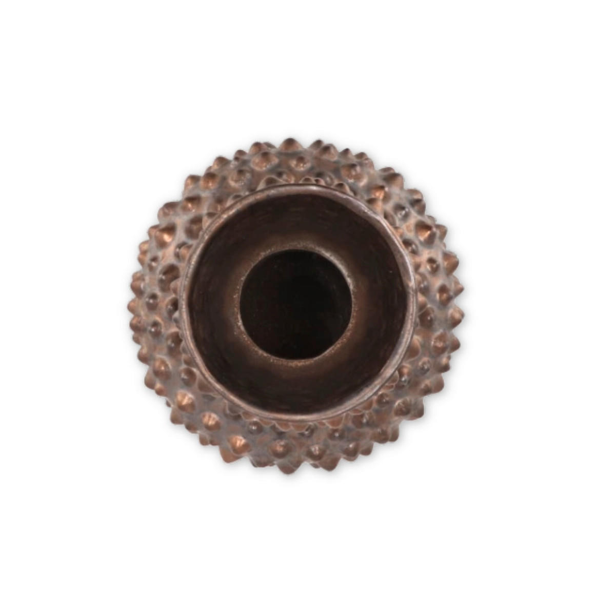 VAZA   16,5/16,5/23 cm   keramika  - brončane boje, Basics, keramika (16,5/16,5/23cm)