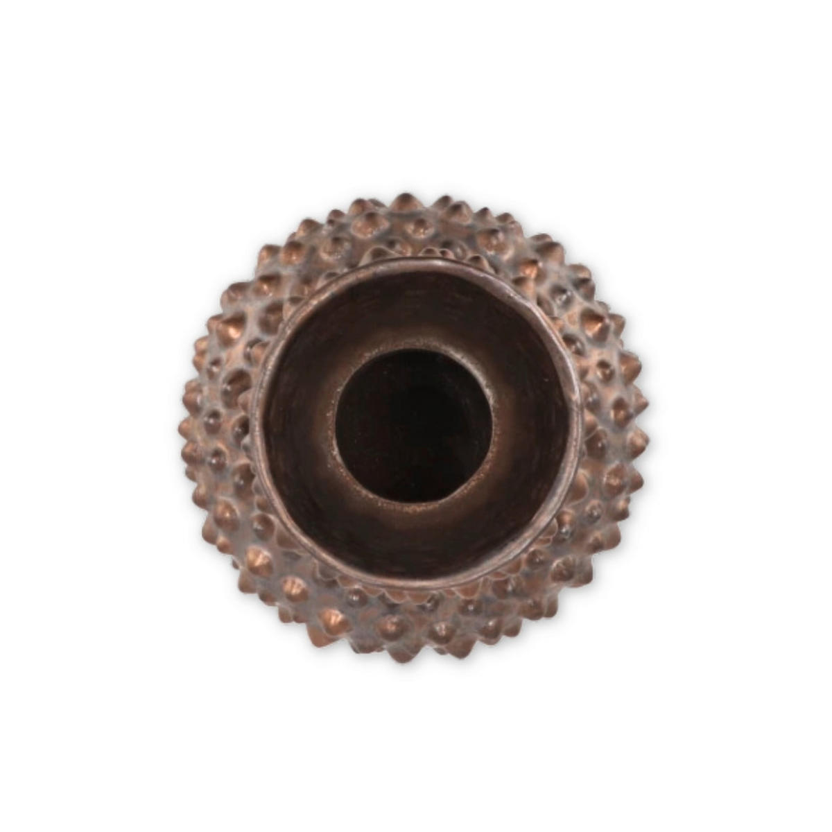 VAZA   16,5/16,5/23 cm   keramika  - brončane boje, Basics, keramika (16,5/16,5/23cm)