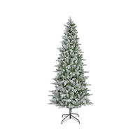 WEIHNACHTSBAUM 210 cm  - Weiß/Grün, Basics, Kunststoff/Metall (103/210cm) - X-Mas