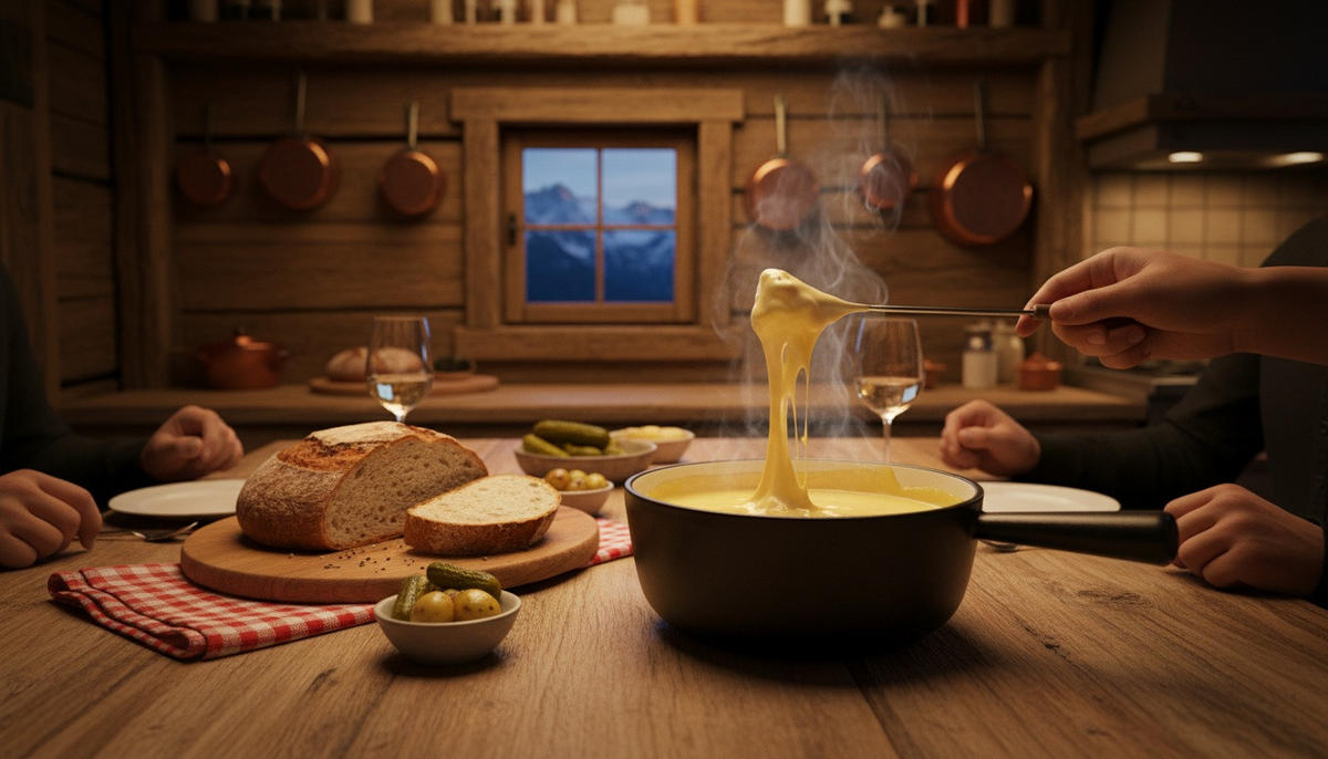 FONDUEPFANNE Heidi Cheese Line  - Weiss/Schwarz, Basics, Metall (18cm) - Heidi Cheese Line