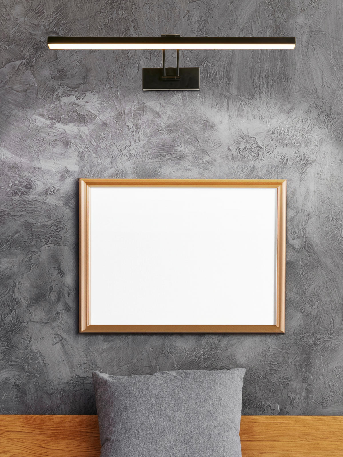 LED-BILDERLEUCHTE 18/60,5 cm   - Schwarz, Design, Kunststoff/Metall (18/60,5cm) - Searchlight