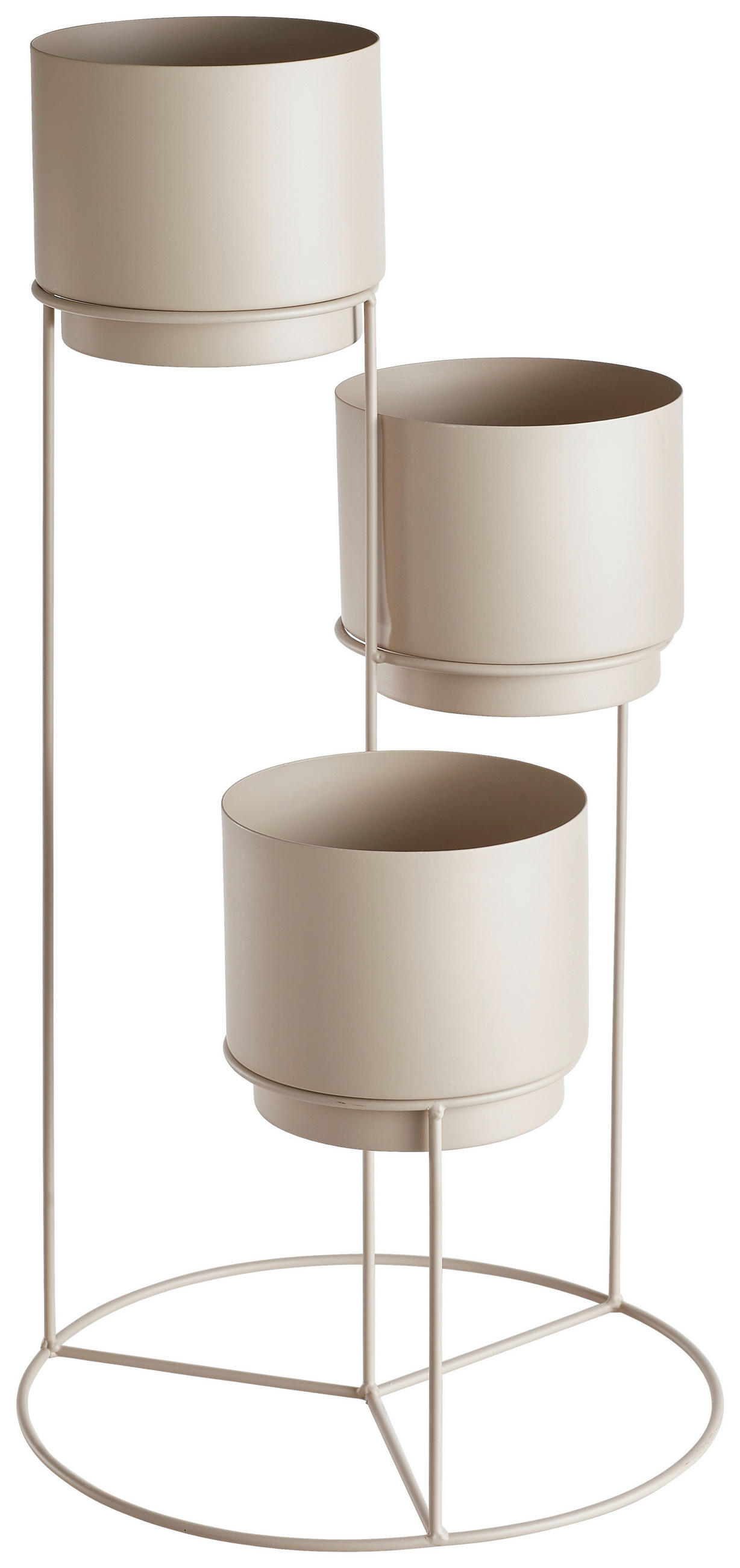 PFLANZENTOPF   - Grau, Trend, Metall (36/70cm) - Ambia Home