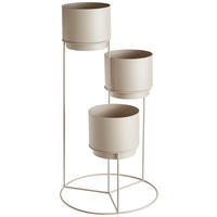 KVETNÍK kov, 36/70 cm - sivá, Trend, kov (36/70cm) - Ambia Home