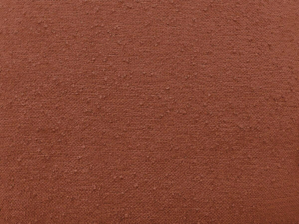 ECKSOFA Ottomane links  EVEREST Orange Struktur  - Schwarz/Orange, MODERN, Kunststoff/Textil (210/352cm) - Livetastic