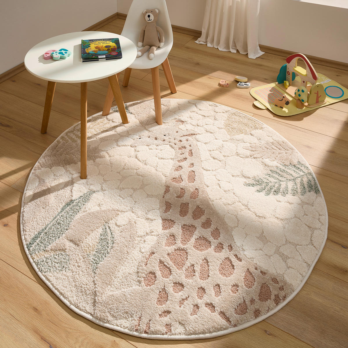 DĚTSKÝ KOBEREC, 120 cm, krémová, vícebarevná - krémová/vícebarevná, Trend, textil (120cm) - Ben'n'jen