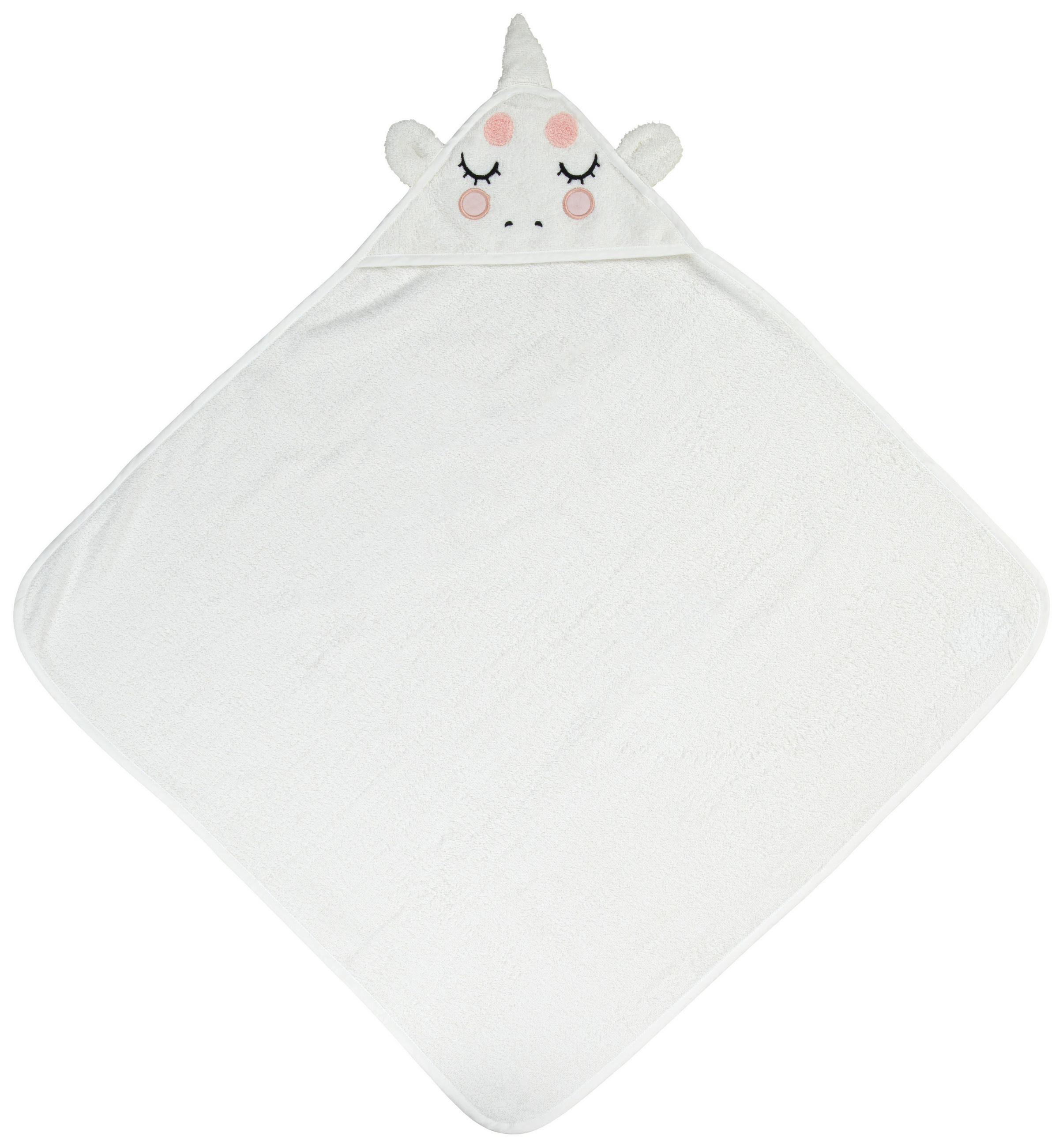 KAPUZENBADETUCH 75/75 cm    - Weiß, Basics, Textil (75/75cm) - Patinio