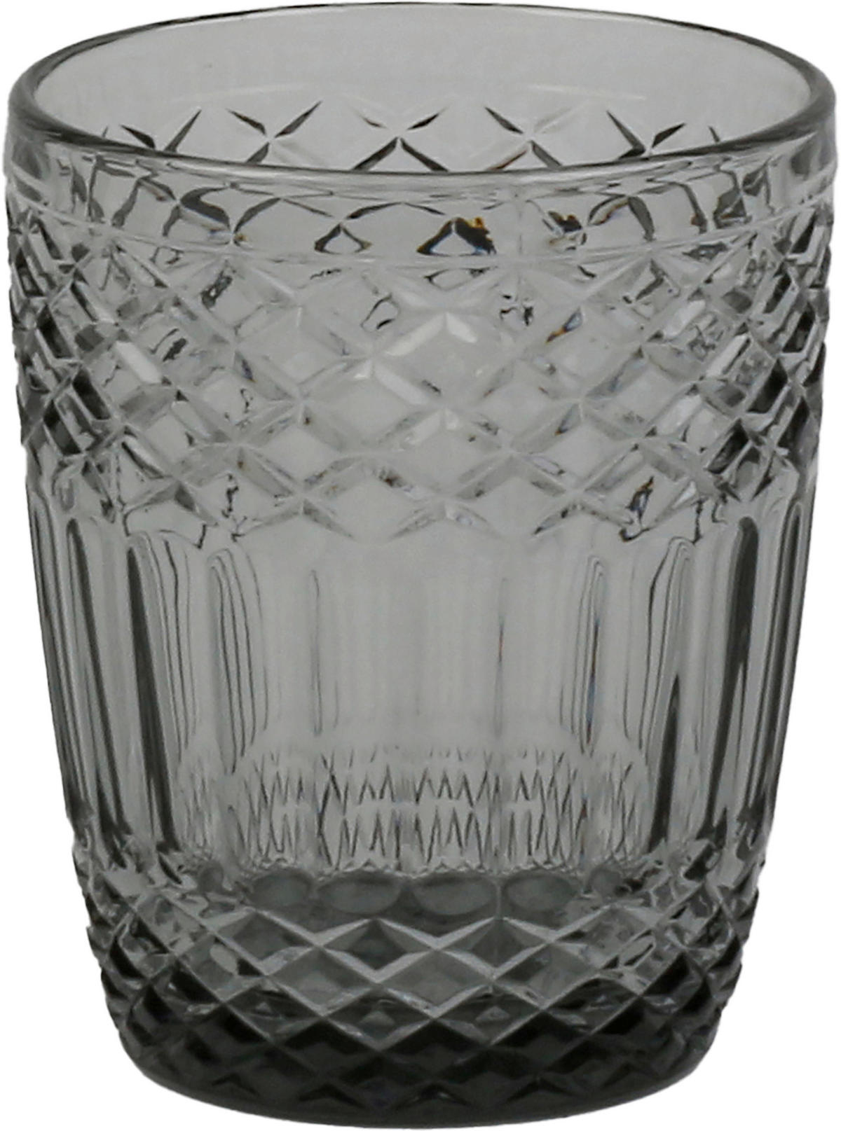 WASSERGLAS 300 ml  - Schwarz, Trend, Glas (8/10cm) - Novel