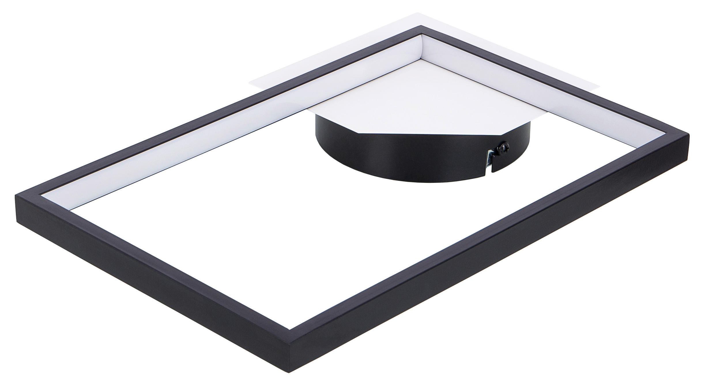 LED SVJETILJKA STROPNA OSLO  - crna, Design, metal/plastika (31,6/21,6/4,7cm)