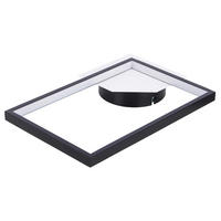STROPNA LED-SVETILKA  OSLO //3000 K/230 V/ - črna, Design, kovina/umetna masa (31,6/21,6/4,7cm)