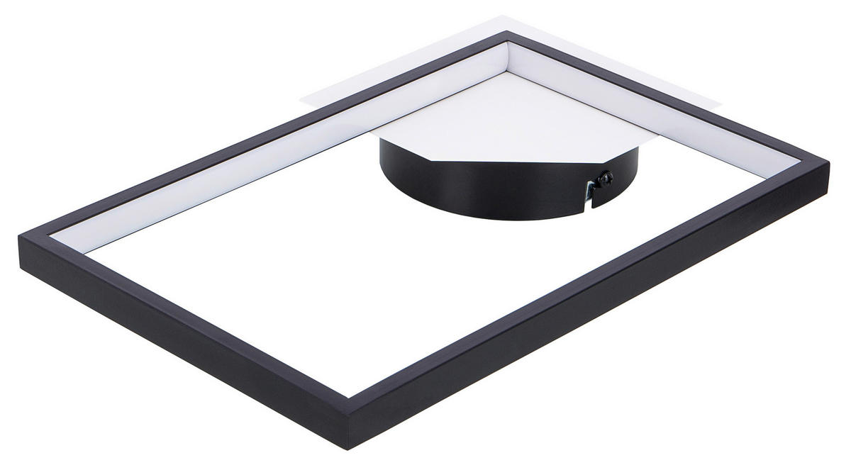 STROPNA LED-SVETILKA  OSLO //3000 K/230 V/ - črna, Design, kovina/umetna masa (31,6/21,6/4,7cm)
