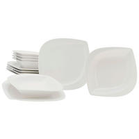TAFELSERVICE Creme Melbourne 12-teilig  - Creme, Basics, Keramik - Creatable
