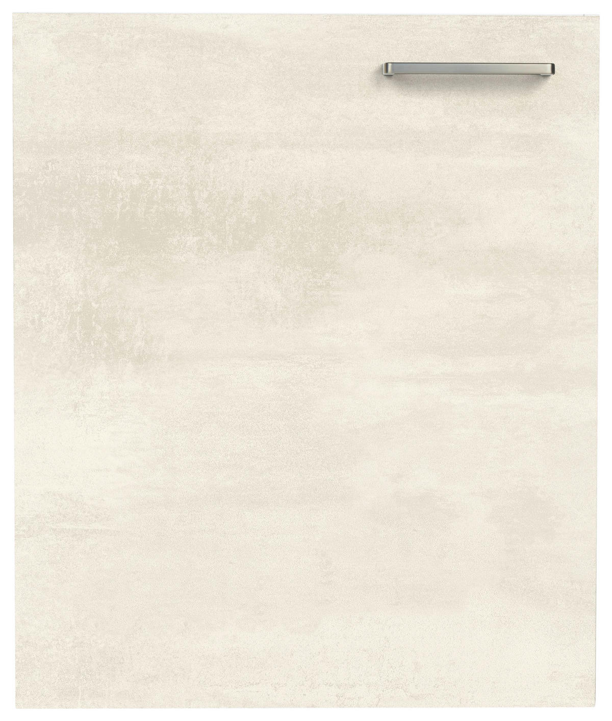 KÜCHENSCHRANKFRONT 60/72/1,9 cm  in Weiß  - Edelstahlfarben/Weiß, MODERN, Holzwerkstoff/Metall (60/72/1,9cm) - Nobilia