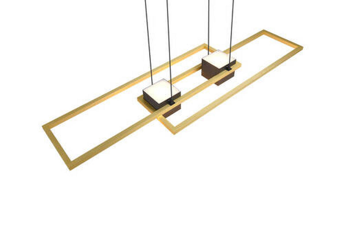 LED-HÄNGELEUCHTE 100/28/150 cm    - Messingfarben/Goldfarben, Design, Metall (100/28/150cm) - Trio Leuchten
